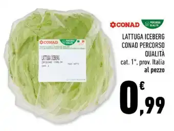 Conad LATTUGA ICEBERG CONAD PERCORSO QUALITÀ offerta