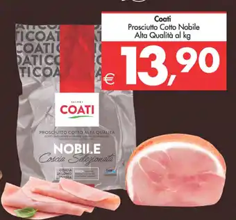 Deco Supermercati Coati Prosciutto Cotto Nobile Alta Qualità offerta
