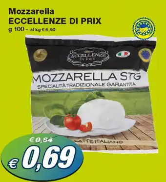 Prix Quality Eccellenze di Prix Mozzarella 100g offerta