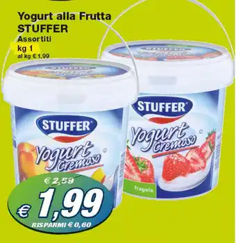 Prix Quality Stuffer Yogurt Alla Frutta 1kg offerta