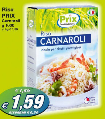 Prix Quality Prix Riso 1000g offerta