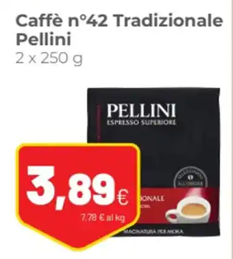 Caffè n°42 Tradizionale Pellini 2 x 250 g