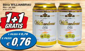 Prix Quality Willianbraun Birra 330ml offerta