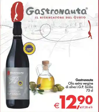 Deco Supermercati Gastronauta Olio extra vergine di oliva I.G.P. Sicilia 75 cl offerta
