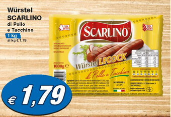 Prix Quality Scarlino Würstel 1kg offerta
