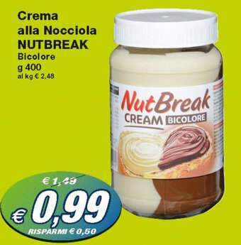 Prix Quality Nutbreak Crema alla Nocciola 400g offerta