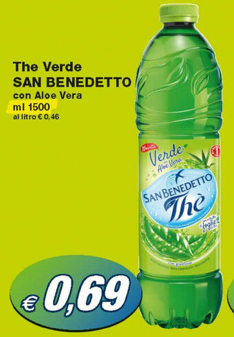 Prix Quality San Benedetto Thè Verde 1500ml offerta