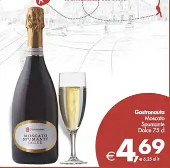 Deco Supermercati Gastronauta Moscato Spumante Dolce 75 cl offerta