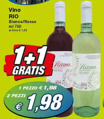 Prix Quality Rio Vino 750ml offerta
