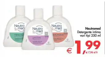 Deco Supermercati Neutromed Detergente intimo vari tipi 250 ml offerta
