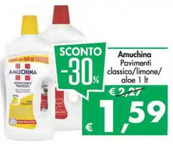 Deco Supermercati Amuchina Pavimenti classico/limone/ aloe 1 It offerta