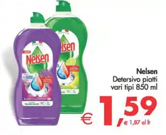 Deco Supermercati Nelsen Detersivo piatti vari tipi 850 ml offerta