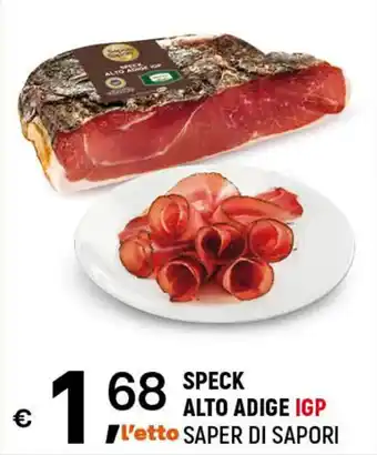 A&O SPECK ALTO ADIGE IGP SAPER DI SAPORI offerta