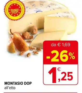 Iperal MONTASIO DOP all'etto offerta