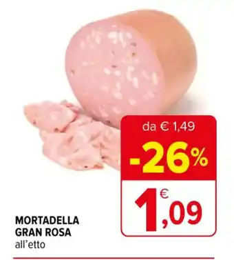 Iperal MORTADELLA GRAN ROSA all'etto offerta