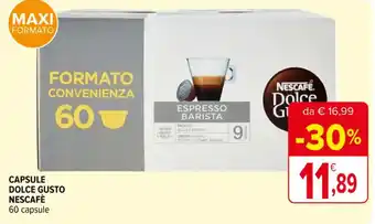 Iperal CAPSULE DOLCE GUSTO NESCAFÈ 60 capsule offerta