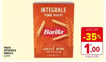 Iperal PASTA INTEGRALE BARILLA g 500 offerta