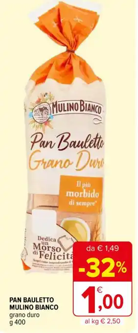 Iperal PAN BAULETTO MULINO BIANCO grano duro g 400 offerta