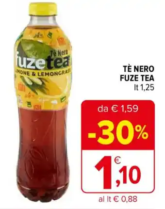 Iperal TÈ NERO FUZE TEA lt 1,25 offerta
