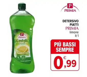 Iperal DETERSIVO PIATTI PRIMIA limone It 1 offerta