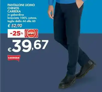 Bennet Carrera Pantaloni Uomo Chinos offerta