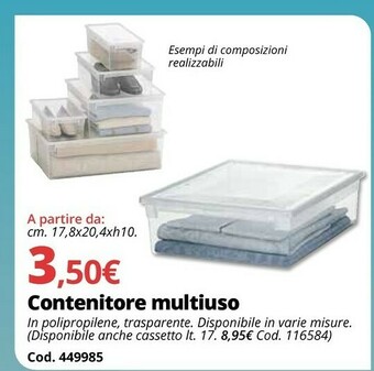 Brico Io Contenitore Multiuso offerta