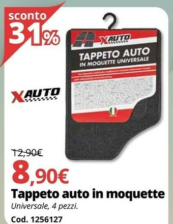 Brico Io Tappeto Auto In Moquette offerta