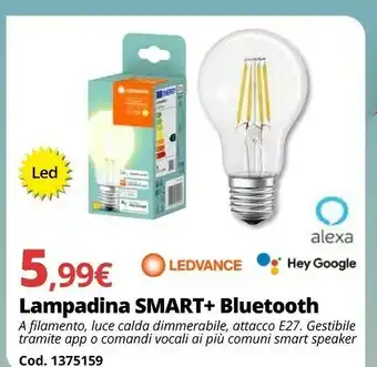 Brico Io Ledvance Lampadina SMART+ Bluetooth offerta
