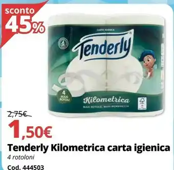 Brico Io Tenderly Kilometrica Carta Igienica offerta