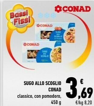Conad Conad - Sugo Allo Scoglio 450 G(ml) offerta