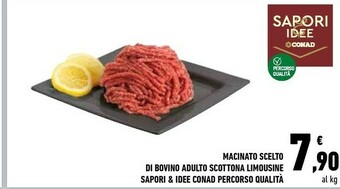 Conad Macinato Scelto Di Bovino Adulto offerta