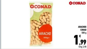 Conad Conad - Arachidi 500 G(ml) offerta