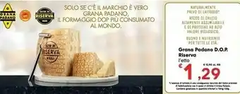 Despar Grana Padano Dop Riserva offerta