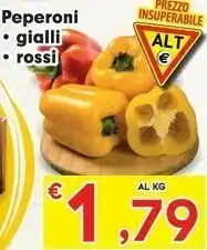 Despar Eurospar Peperoni Gialli offerta