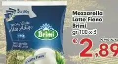 Despar Brimi - Mozzarella 100% Latte Alto Adige Sudtirol offerta
