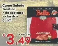 Despar Salumificio trentino Carne Salada 125 G(ml) offerta