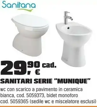 Sanitari serie Munique