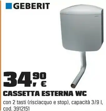 OBI Cassetta esterna WC offerta