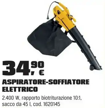 OBI ASPIRATORE-SOFFIATORE ELETTRICO offerta