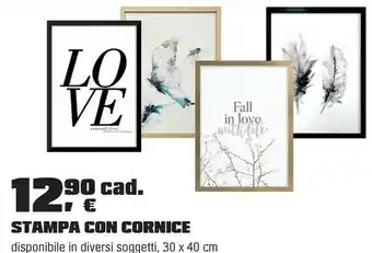STAMPA CON CORNICE