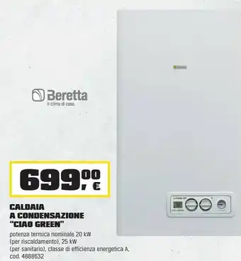 OBI Caldaia a condensazione ciao green offerta