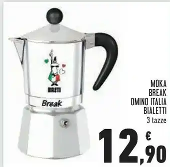 Conad Superstore Bialetti Moka Break Omino Italia offerta