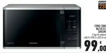 Conad Superstore Samsung Forno Combo Mg23k3513 offerta