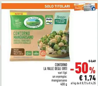Conad La Valle Degli Orti - Contorno Ortolano 400 G(ml) offerta