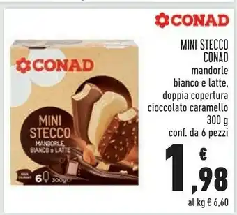 Conad Conad Mini Stecco Mandorle offerta