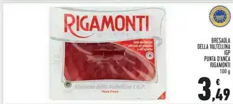 Conad Rigamonti Bresaola Della Valtellina IGP offerta