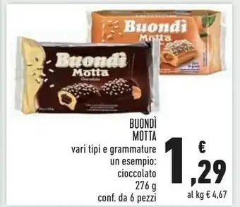 Conad Motta Buondì Albicocca 276 G(ml) offerta