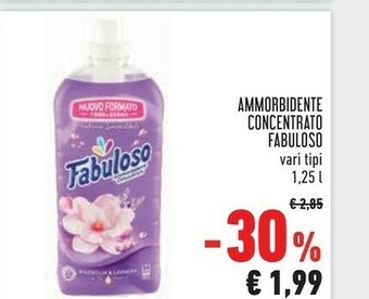 Conad Fabuloso Ammorbidente Concentrato offerta