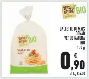 Conad Conad Gallette Di Mais offerta