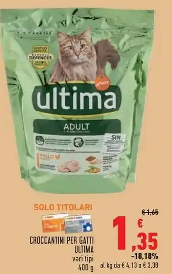 Conad Ultima Croccantini Per Gatti offerta